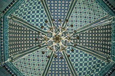 Bir kubbenin en üst görüntüsüne kadar