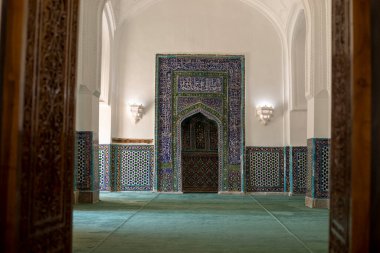 Bir samarkand şehrinde kapalı bir bina.