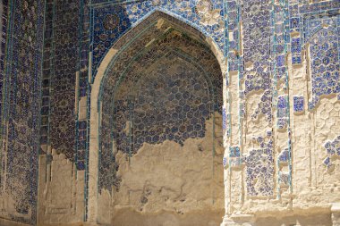 Kale duvarının altıgen deseni