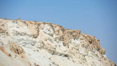 Özbekistan dağında kireçtaşı kayası