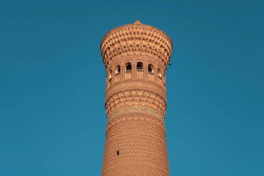 Özbekistan ipek yolunda yüksek bir bina