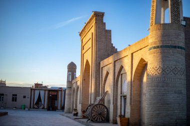 a beautiful castle inside the Fortress, Khiva, the Khoresm agricultural oasis, Citadel. clipart