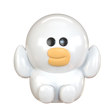 Beyaz ördek oyuncağı, arka plan oyuncağı yok..