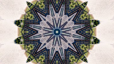 Geometrik şekillerin girdabı DMT varlıkların enerjisi, üç boyutlu renksiz psikedelik döngü sanatı yeni çağ dmt 'si için soyut mandala deseni, lsd ruhsal uyanış ve açılış çakrası.