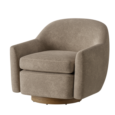 Kahverengi koltuk minderi ve kahverengi sırtı olan bronz bir sandalye. Sandalye tahtadan yapılmıştır ve kahverengi bir tabanı vardır.