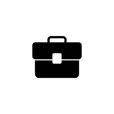 Evrak çantası ikon vektör illüstrasyonu. Bavul işareti ve sembol. bagaj sembolü.