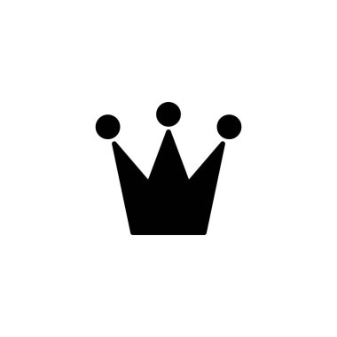 Crown icon vector illustration. crown sign and symbol clipart