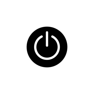 Power icon vector illustration. Power Switch sign and symbol. Electric power clipart