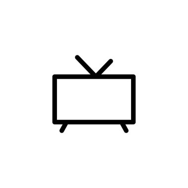 Televizyon ikonu vektör illüstrasyonu. televizyon işareti ve sembol