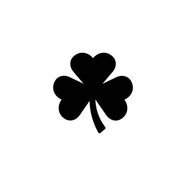 Yonca ikonu vektör illüstrasyonu. Yonca işareti ve sembol. dört yapraklı yonca simgesi.