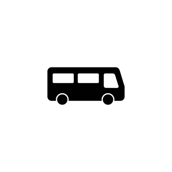 Ilustración Vector Icono Bus Señal Autobús Símbolo Símbolo Transporte — Vector de stock