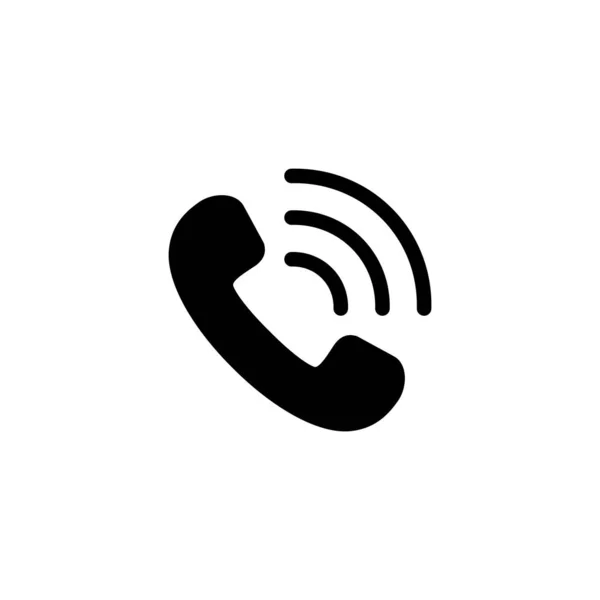Ilustrace Vektoru Volání Telefonní Znak Symbol Ikona Telefonu Kontaktujte Nás — Stockový vektor