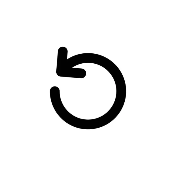 Обновить Векторную Иллюстрацию Значка Перезарядить Знак Символ Ref Update — стоковый вектор
