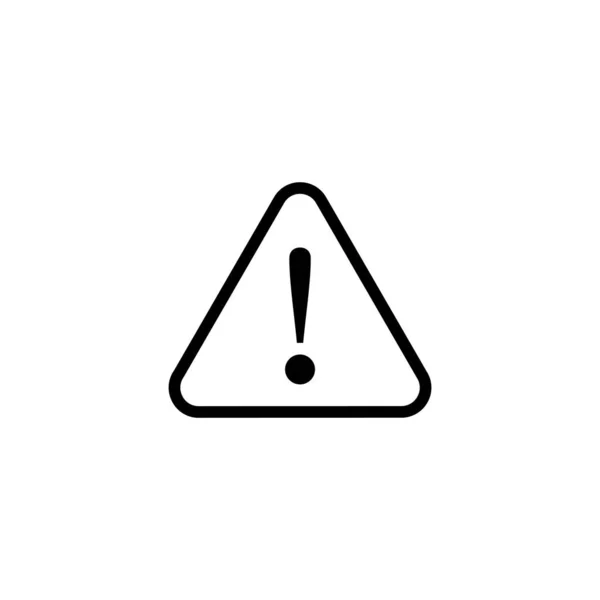 Illustration Signe Danger Exclamation Signe Attention Symbole Signal Alerte Danger — Image vectorielle