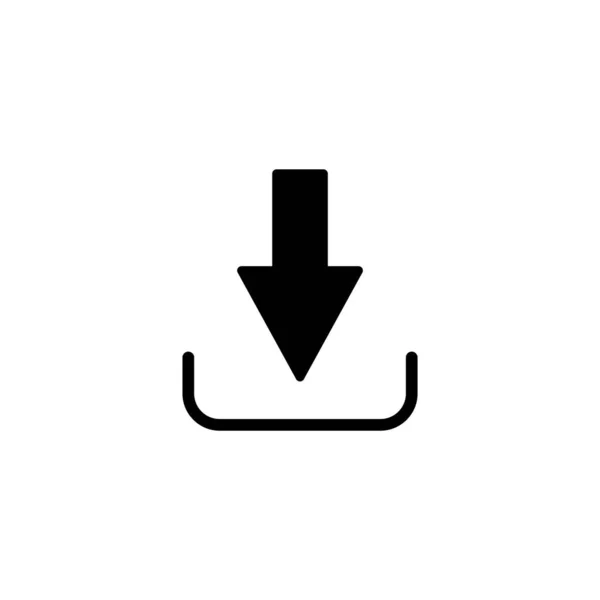 Scarica Icona Vettoriale Illustrazione Scarica Segno Simbolo — Vettoriale Stock