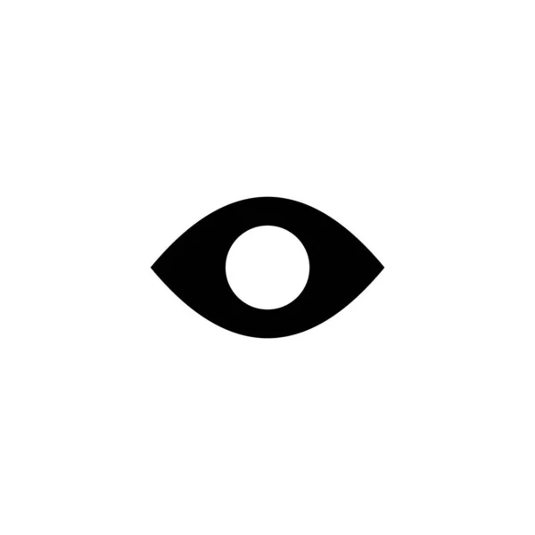 Ögonikon Vektor Illustration Ögonskylt Och Symbol Titta Och Vision Ikonen — Stock vektor