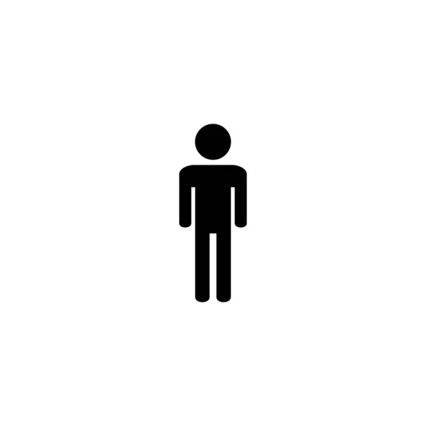 Иллюстрация Вектора Иконы Человека Мужской Знак Символ Человеческий Символ — стоковый вектор