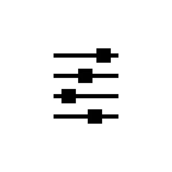 Меню Піктограма Векторна Ілюстрація Знак Веб Меню Символ Символ Меню — стоковий вектор