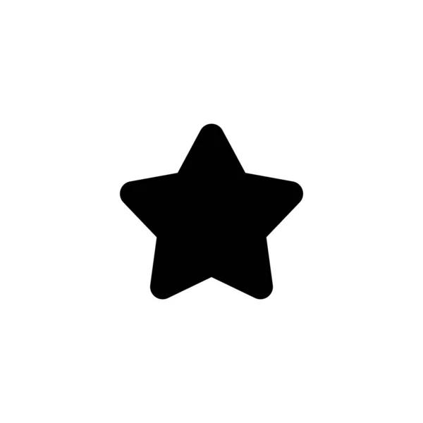 Ilustracja Wektora Gwiazdy Znak Symbol Oceny Ulubiona Ikona Gwiazdy — Wektor stockowy