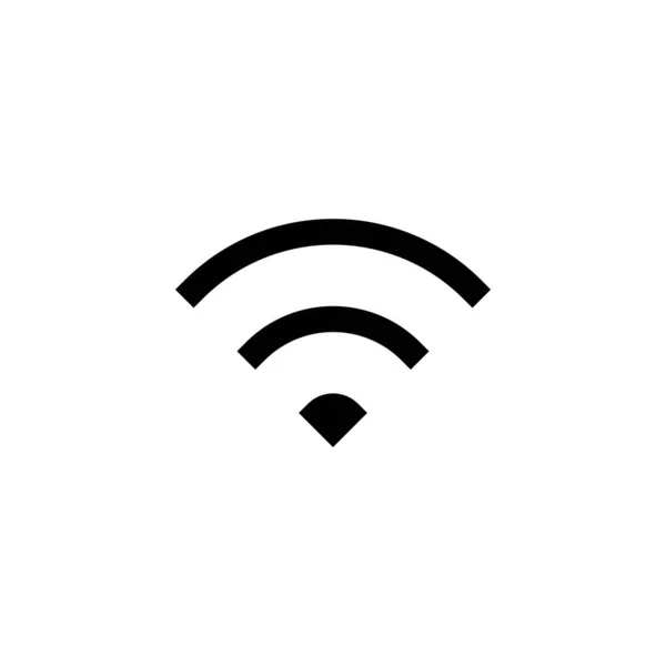 Illustration Des Wifi Icon Vektors Signalzeichen Und Symbol Funkikone — Stockvektor