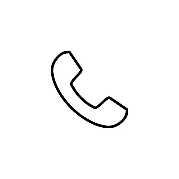 Wezwij Ilustrację Wektora Ikony Znak Symbol Telefonu Ikona Telefonu Skontaktuj — Wektor stockowy
