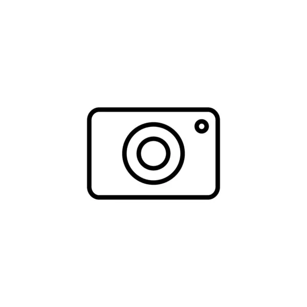 Camera Icon Vector Illustration Photo Camera Sign Symbol Photography Icon — Stock Vector