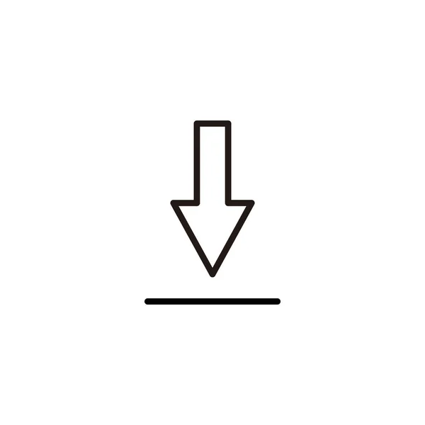 Icon Vector Illustration Herunterladen Zeichen Und Symbol Herunterladen — Stockvektor