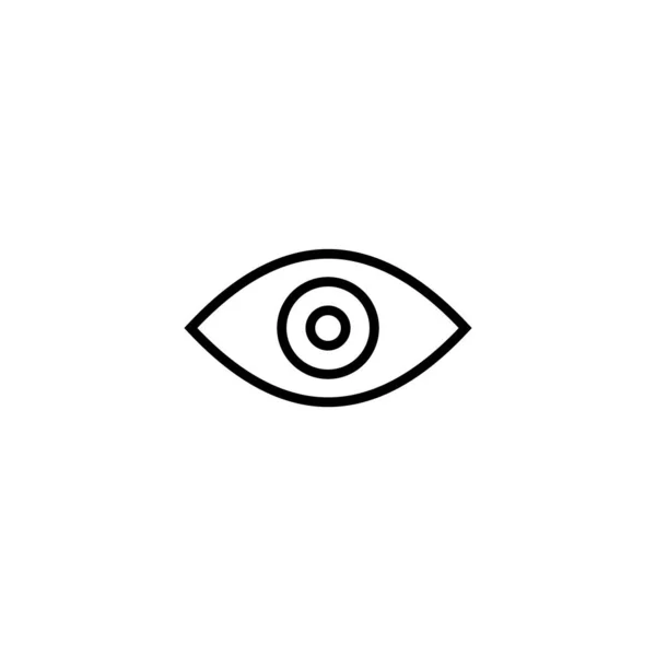 Eye Icon Vector Illustration Eye Sign Symbol Look Vision Icon — Stock Vector