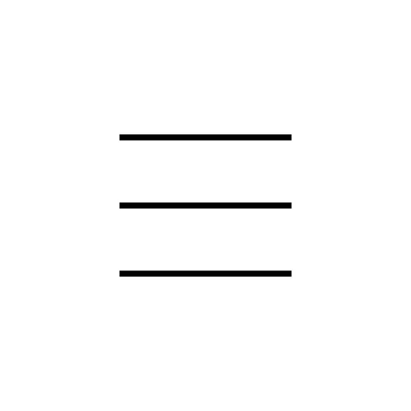 Meniu Icon Ilustrație Vectorială Semnul Meniului Web Simbolul Simbolul Meniului — Vector de stoc