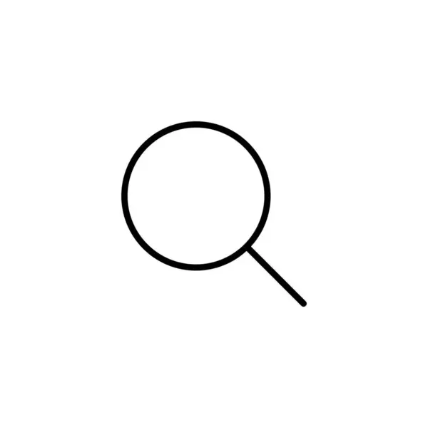 搜索图标向量图解 搜索放大镜标志和符号 — 图库矢量图片