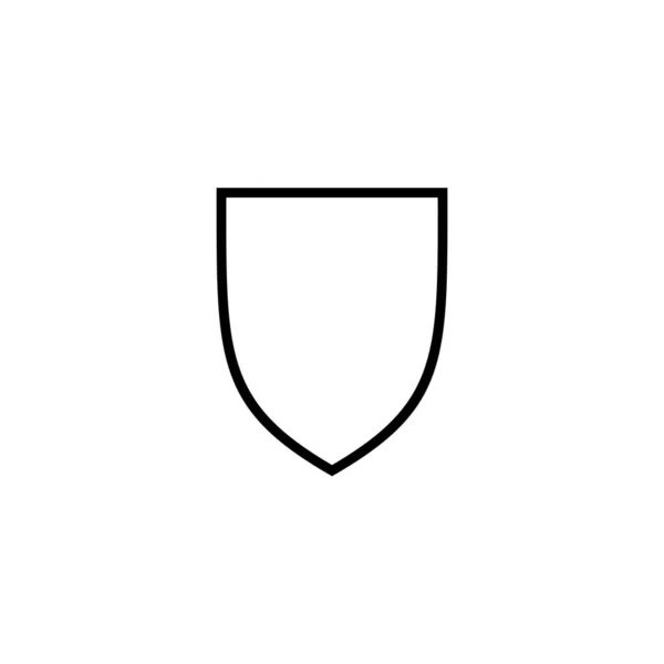 Εικόνα Διανυσματικού Διανύσματος Ασπίδας Εικονίδιο Προστασίας Σήμα Και Σύμβολο Ασφαλείας — Διανυσματικό Αρχείο