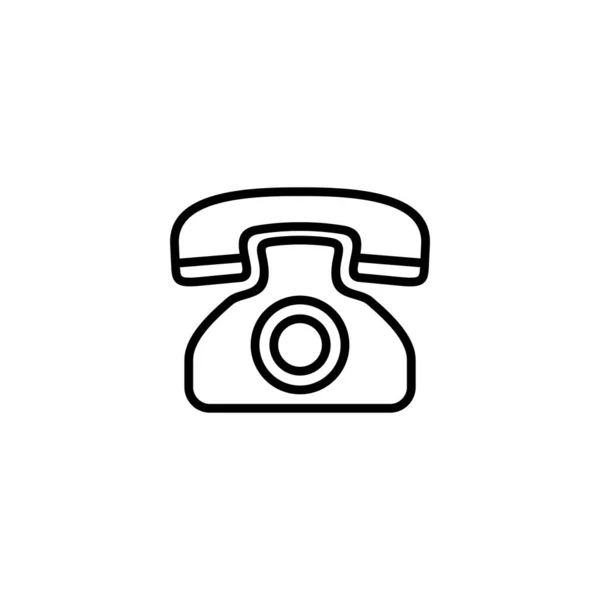Illustration Vectorielle Icône Téléphonique Signe Symbole Téléphone — Image vectorielle