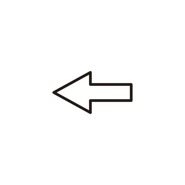 Arrow Icon Vector Illustration Arrow Sign Symbol Web Design — Stock Vector