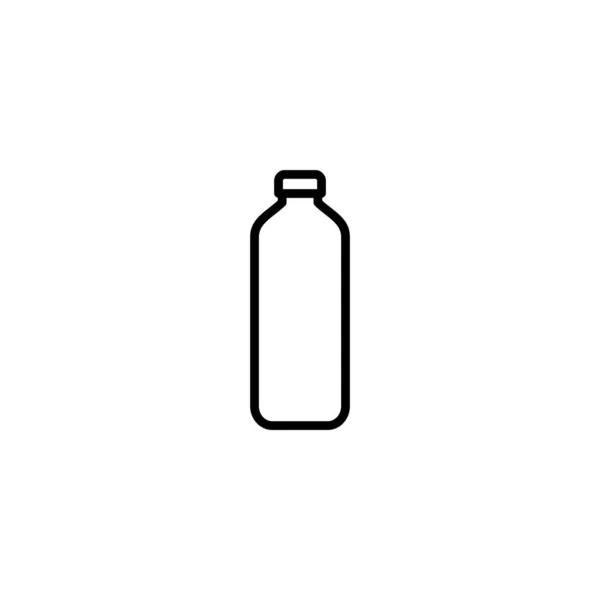 Bottle Icon Vector Illustratie Flessenbord Symbool — Stockvector