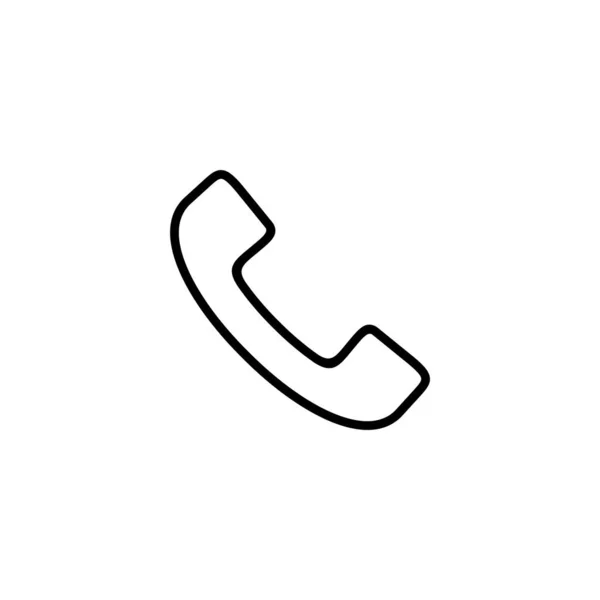 Виклик Піктограми Векторна Ілюстрація Телефонний Знак Символ Значок Телефону Яжіться — стоковий вектор