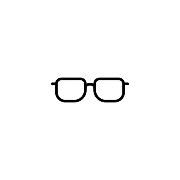 Ikona Brýle Vektorové Ilustrace Značka Symbol Brýlí — Stockový vektor