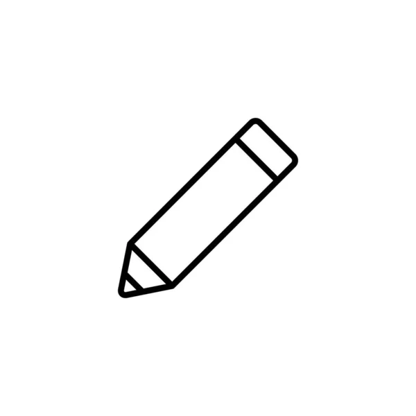 铅笔图标矢量插图 笔迹和符号 编辑图标向量 — 图库矢量图片