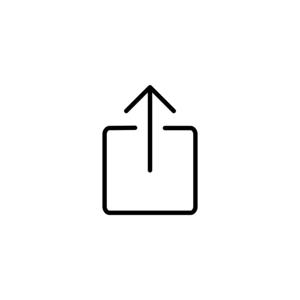 Compartir Icono Vector Ilustración Compartiendo Signo Símbolo — Vector de stock