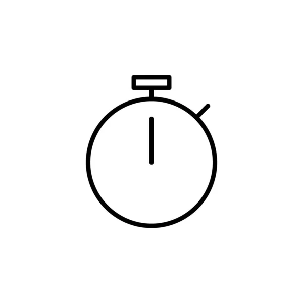 Icône Chronomètre Illustration Vectorielle Signe Symbole Minuterie Icône Compte Rebours — Image vectorielle