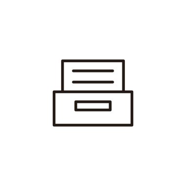 Dizin simgesi illüstrasyonunu arşivle. Belge vektör simgesi. Depolama simgesini arşivle.