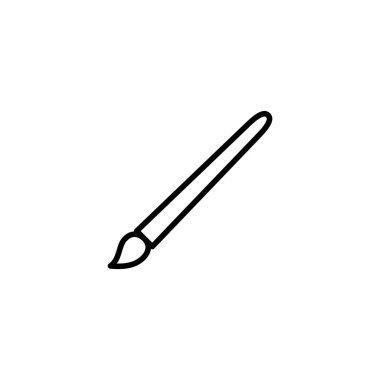 Simge vektör illüstrasyonunu boya. Boya fırçası işareti ve sembol. boyama silindiri vektörü