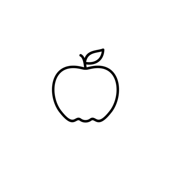 Иллюстрация Иконок Apple Apple Знак Символы Веб Дизайна — стоковый вектор