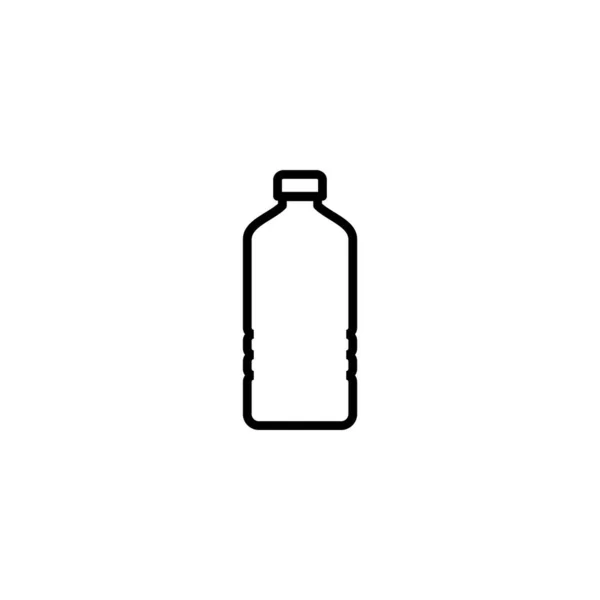 Icono Botella Vector Ilustración Signo Símbolo Botella — Archivo Imágenes Vectoriales