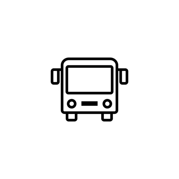 Векторная Иллюстрация Значка Шины Знак Автобуса Символ Транспортный Символ — стоковый вектор