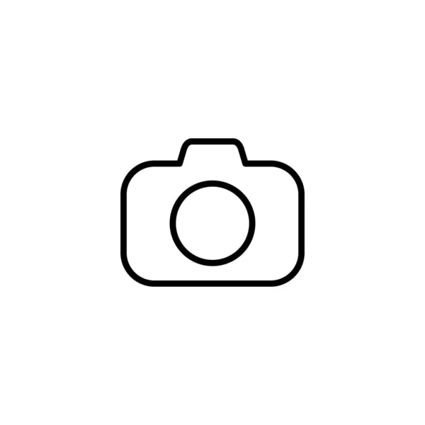 相机图标矢量插图 照相相机的标志和符号 摄影图标 — 图库矢量图片