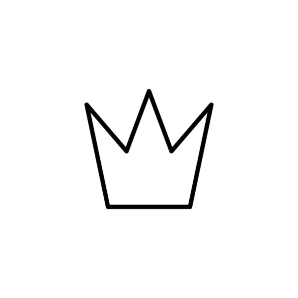 Crown Icon Vector Illustration Crown Sign Symbol — Stock Vector
