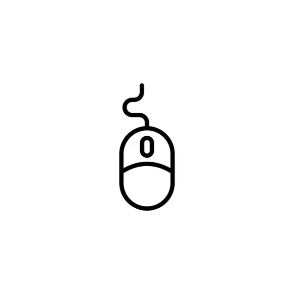 Піктограма Миші Векторна Ілюстрація Натисніть Знак Символ Вектор Піктограми Вказівника — стоковий вектор