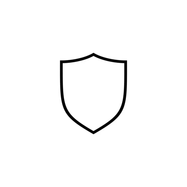 Ilustração Vetor Ícone Escudo Ícone Proteção Signo Símbolo Segurança — Vetor de Stock