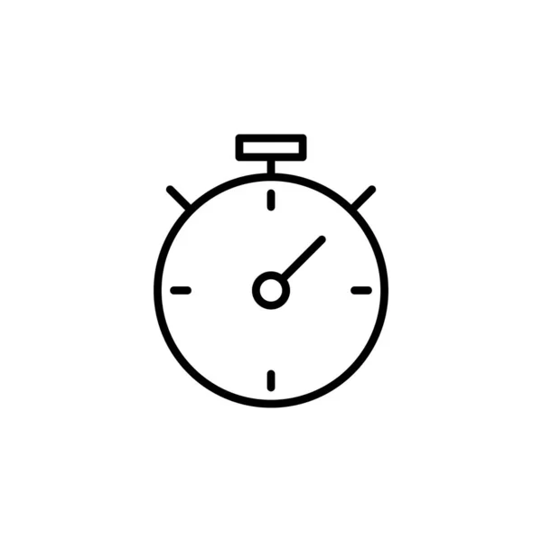 Іконка Секундоміра Векторна Ілюстрація Знак Таймера Символ Піктограма Зворотного Відліку — стоковий вектор