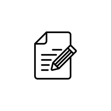 Note icon vector illustration. notepad sign and symbol